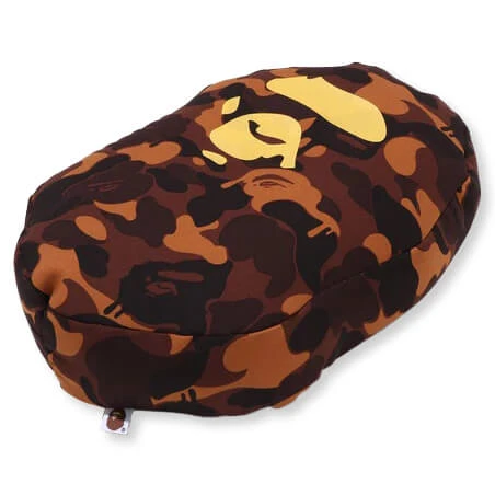 Valentine Chocolate Camo Ape Head Cushion - Brown 4 Valentine Chocolate Camo Ape Head Cushion - Brown - Image 2