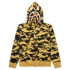 1st Camo 2nd Shark Full Zip Hoodie - Yellow 1 1st Camo 2nd Shark Full Zip Hoodie - Yellow -Feature store 1st Camo 2nd Shark Full Zip Hoodie Yellow 001ZPK801004M YEL 08 14 24 Feature KN