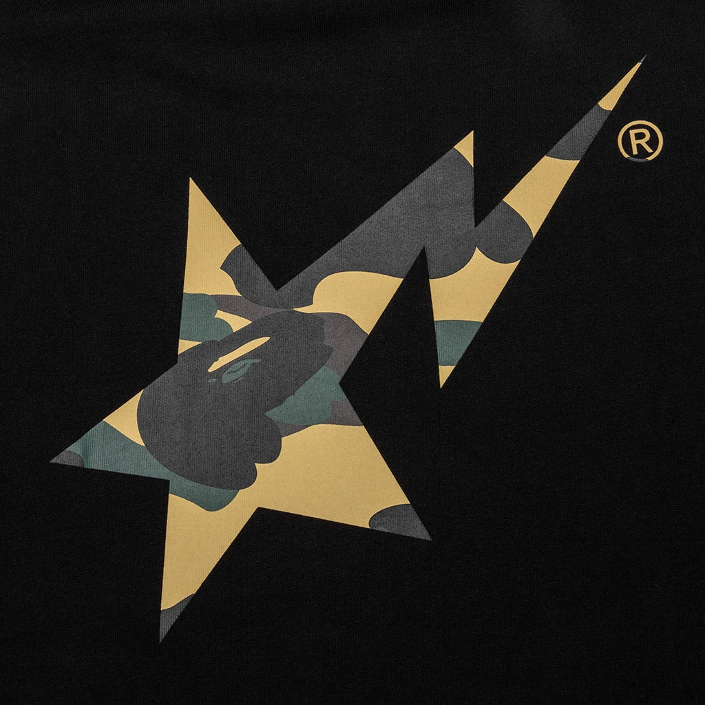 1st Camo Bape STA Tee - Black/Yellow 6 1st Camo Bape STA Tee - Black/Yellow - Image 4