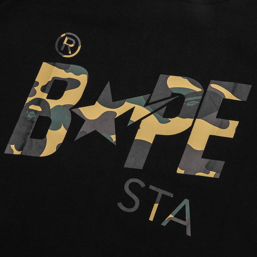 1st Camo Bape STA Tee - Black/Yellow 5 1st Camo Bape STA Tee - Black/Yellow - Image 3