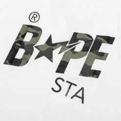 1st Camo Bape STA Tee - White/Green 8 1st Camo Bape STA Tee - White/Green -Feature store 1st Camo Bape STA Tee White Green 001TEK801014M WH0 08 13 24 Feature JP 6