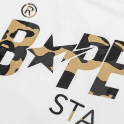 1st Camo Bape STA Tee - White/Yellow 8 1st Camo Bape STA Tee - White/Yellow -Feature store 1st Camo Bape STA Tee White Yellow 001TEK801014M WHD 08 13 24 Feature JP 6