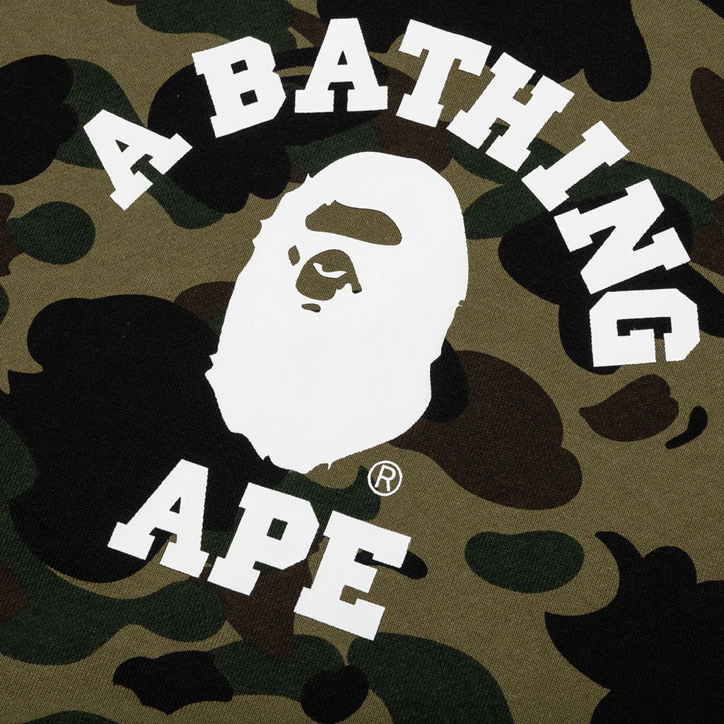 1st Camo College Pullover Hoodie - Green 6 1st Camo College Pullover Hoodie - Green - Image 4