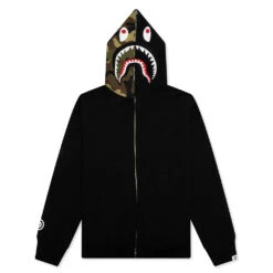 1st Shark Full Zip Hoodie - Black