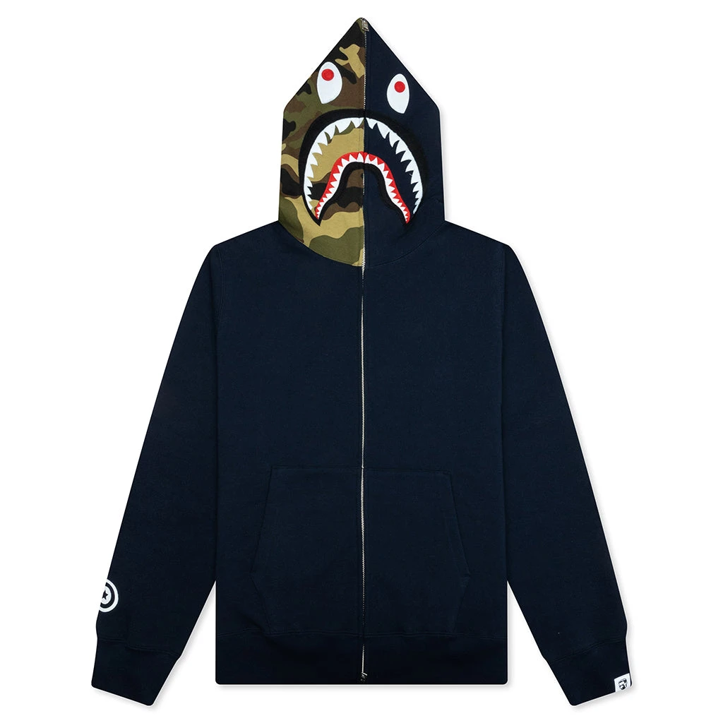 1st Shark Full Zip Hoodie - Navy 3 1st Shark Full Zip Hoodie - Navy
