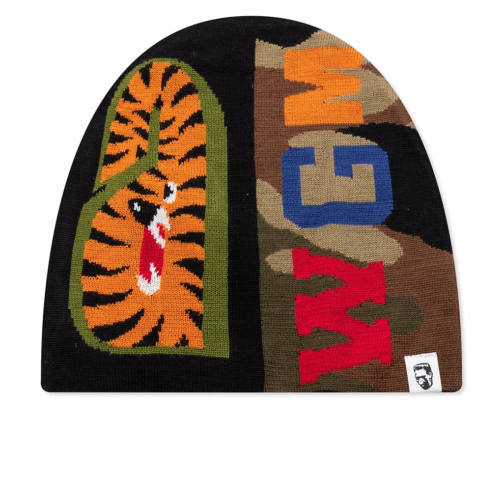 1st Shark Knit Cap - Black 5 1st Shark Knit Cap - Black - Image 3