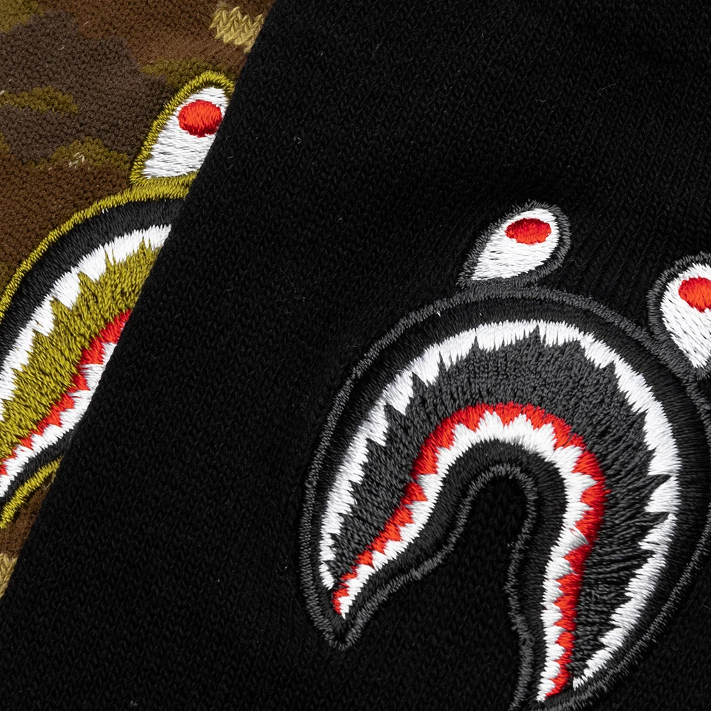 1st Shark Socks - Black 4 1st Shark Socks - Black - Image 2