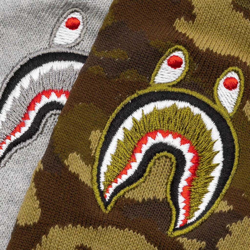 1st Shark Socks - Gray 4 1st Shark Socks - Gray - Image 2