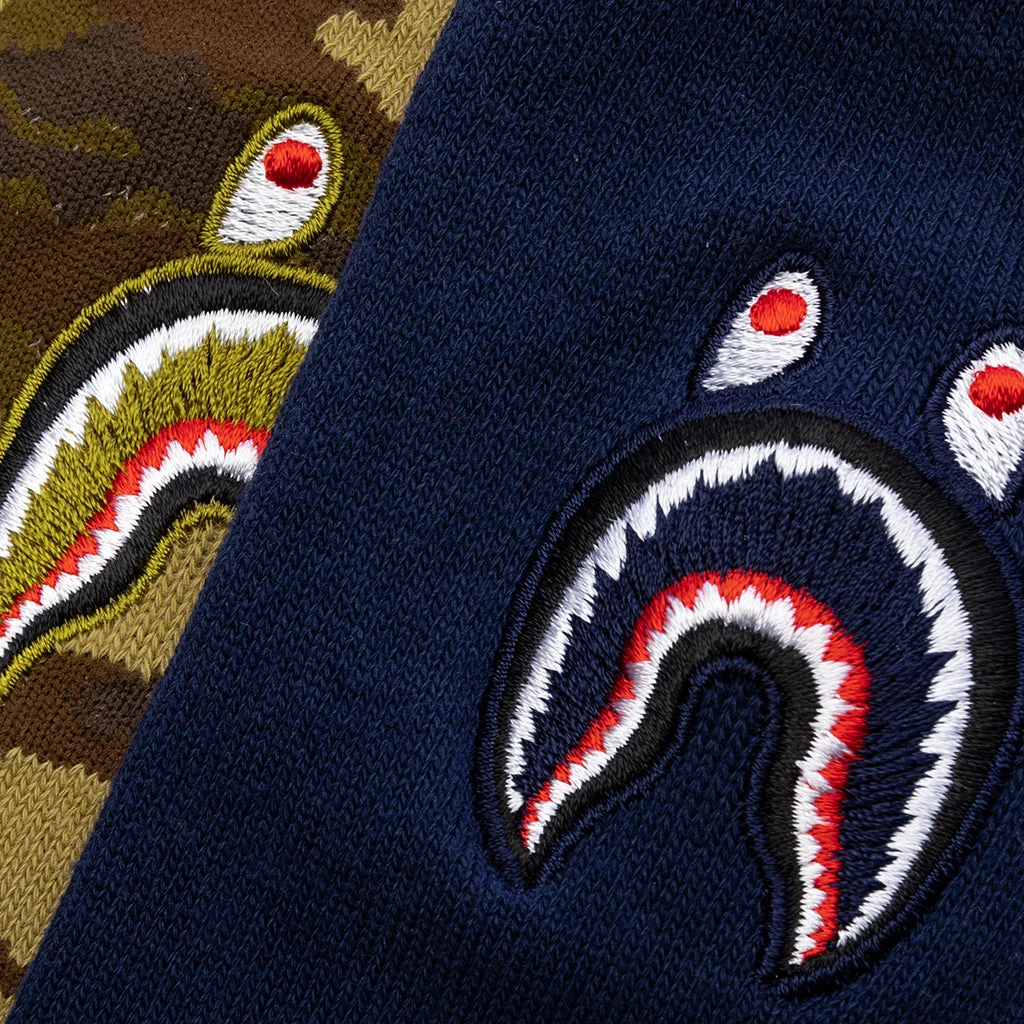 1st Shark Socks - Navy 4 1st Shark Socks - Navy - Image 2