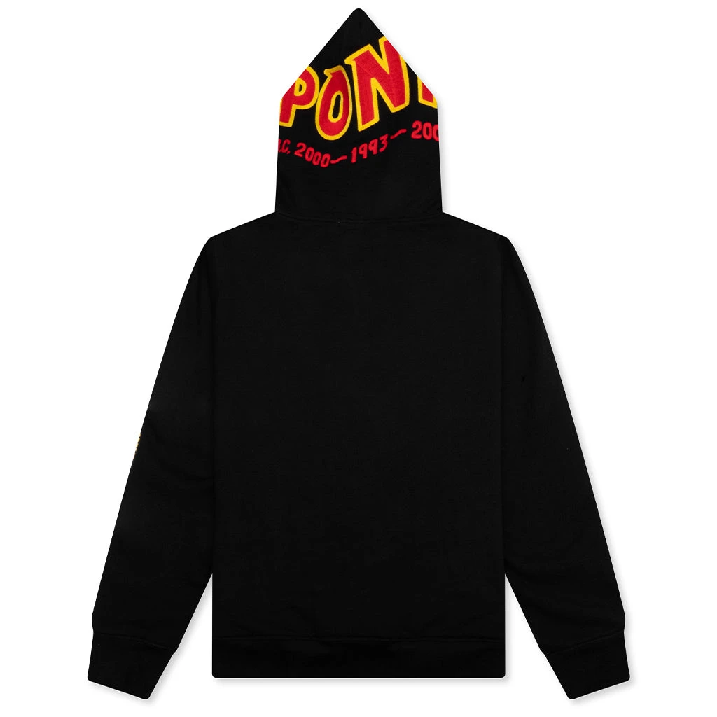 2nd Shark Full Zip Hoodie - Black 4 2nd Shark Full Zip Hoodie - Black - Image 2