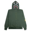 2nd Shark Full Zip Hoodie - Green