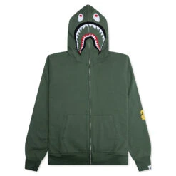 2nd Shark Full Zip Hoodie - Green