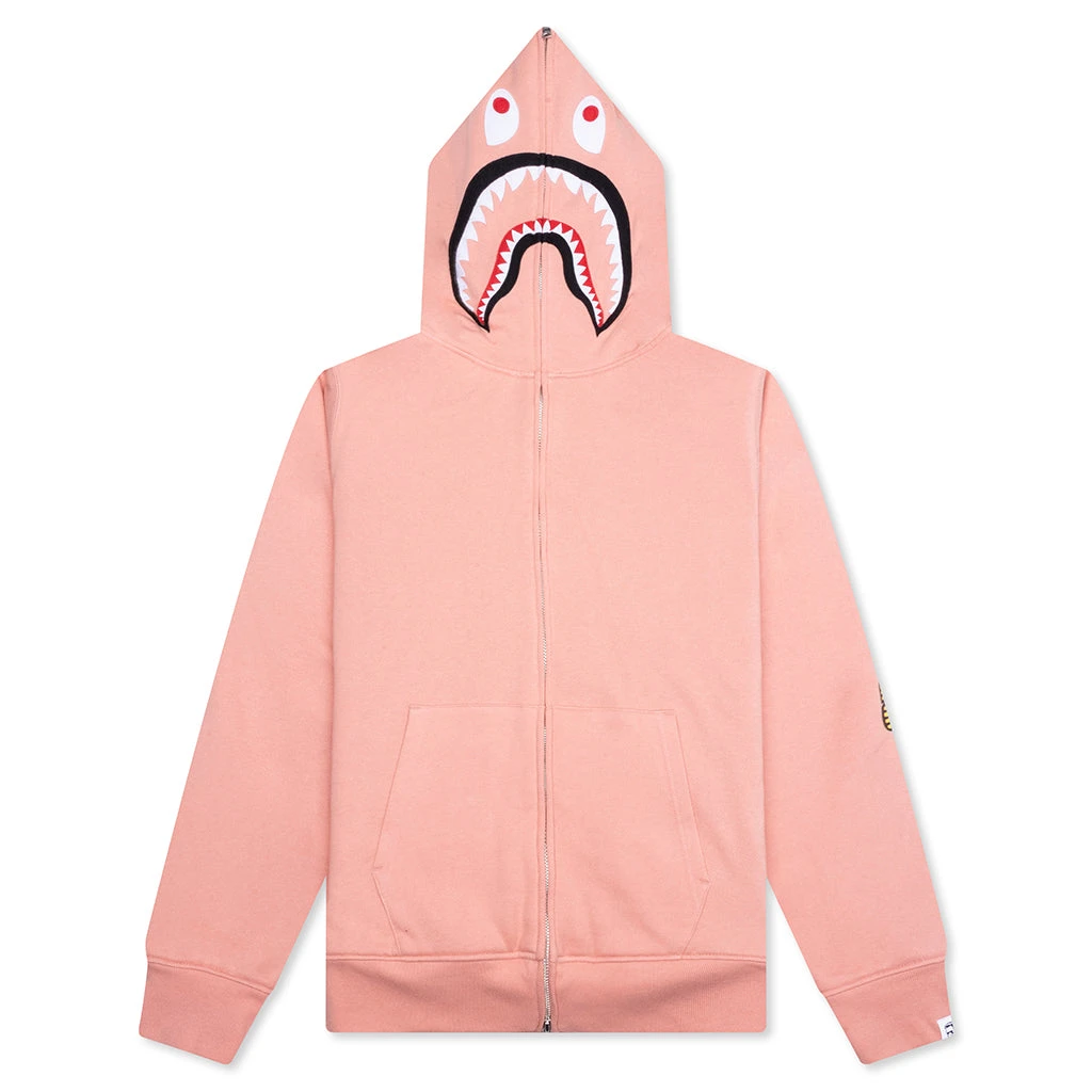 2nd Shark Full Zip Hoodie - Pink 3 2nd Shark Full Zip Hoodie - Pink