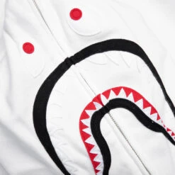 2nd Shark Full Zip Hoodie - White -Feature store 2nd Shark Full Zip Hoodie White 001ZPK701006M WHT 08 11 25 Feature KN 7