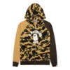 1st Camo Crazy College Full Zip Hoodie - Yellow 1 1st Camo Crazy College Full Zip Hoodie - Yellow -Feature store A Bathing Ape 1St Camo Crazy College Full Zip Hoodie Yellow 001ZPJ301015MYEL 03 01 23 Feature VR
