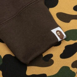 1st Camo Crazy College Full Zip Hoodie - Yellow 12 1st Camo Crazy College Full Zip Hoodie - Yellow -Feature store A Bathing Ape 1St Camo Crazy College Full Zip Hoodie Yellow 001ZPJ301015MYEL 03 01 23 Feature VR 8