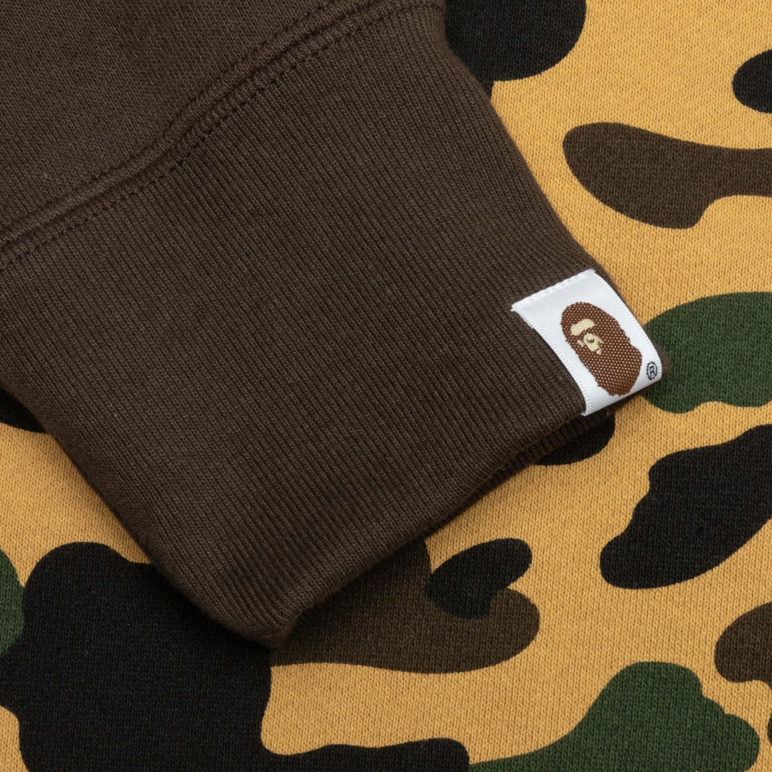 1st Camo Crazy College Full Zip Hoodie - Yellow 7 1st Camo Crazy College Full Zip Hoodie - Yellow - Image 5