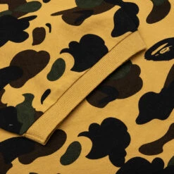 1st Camo One Point Relaxed Fit Polo - Yellow -Feature store A Bathing Ape 1St Camo One Point Relaxed Fit Polo Yellow 001POJ301004M YEL 06 29 23 Feature KN 7