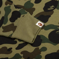 1st Camo Full Zip Hoodie - Green -Feature store A Bathing Ape 1st Camo Full Zip Hoodie Green 001ZPJ301012M 04 15 23 Feature KN 6
