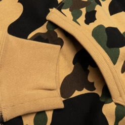 1st Camo Full Zip Hoodie - Yellow -Feature store A Bathing Ape 1st Camo Full Zip Hoodie Yellow 001ZPJ301012M 04 15 23 Feature KN 10