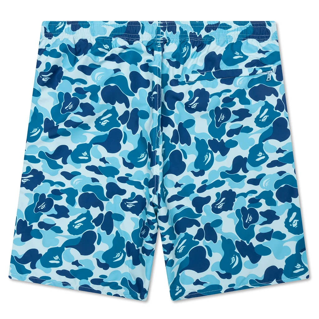 Abc Camo Beach Shorts - Blue 4 Abc Camo Beach Shorts - Blue - Image 2