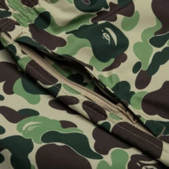 Abc Camo Beach Shorts - Green -Feature store A Bathing Ape Abc Camo Beach Shorts Green 001SPJ301018M GRN 07 04 23 Feature KN 5