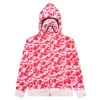 Abc Camo Shark Full Zip Hoodie - Pink 1 Abc Camo Shark Full Zip Hoodie - Pink -Feature store A Bathing Ape Abc Camo Shark Full Zip Hoodie Pink 001ZPJ301007M 04 15 23 Feature KN
