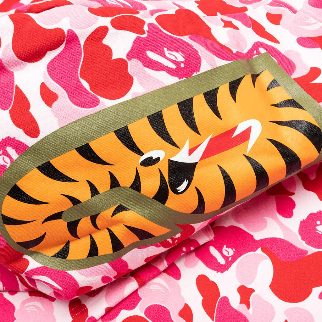 Abc Camo Shark Full Zip Hoodie - Pink 7 Abc Camo Shark Full Zip Hoodie - Pink - Image 5