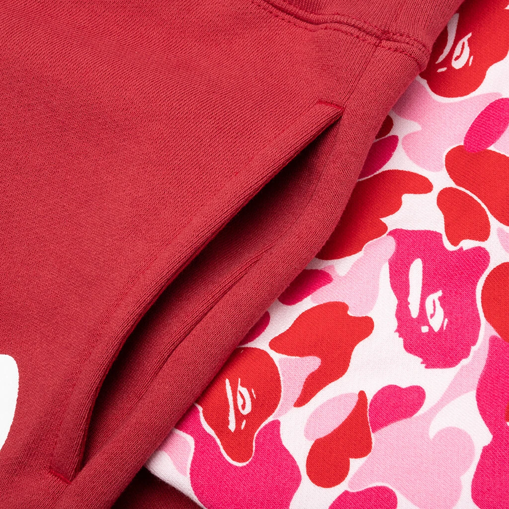 Abc Camo Side Shark Sweat Shorts - Pink 6 Abc Camo Side Shark Sweat Shorts - Pink - Image 4