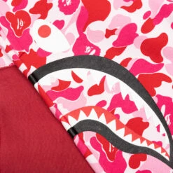 Abc Camo Side Shark Sweat Shorts - Pink 11 Abc Camo Side Shark Sweat Shorts - Pink -Feature store A Bathing Ape Abc Camo Side Shark Sweat Shorts Pink 001SPJ301016M PNK 04 15 23 feature05