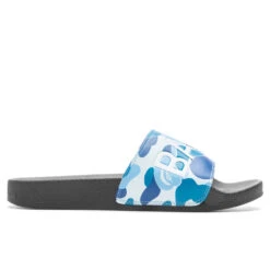 Abc Camo Slide Sandals - Blue