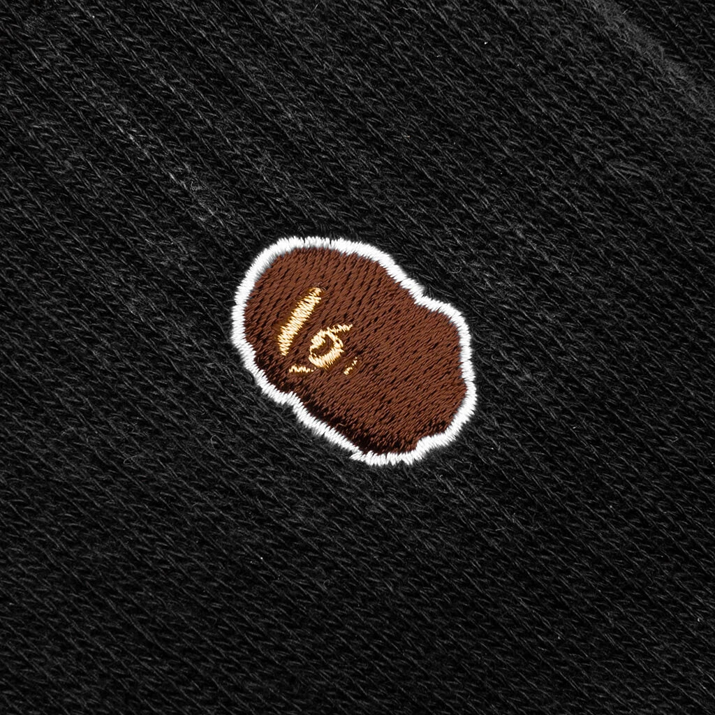 Ape Head One Point Socks - Black 4 Ape Head One Point Socks - Black - Image 2