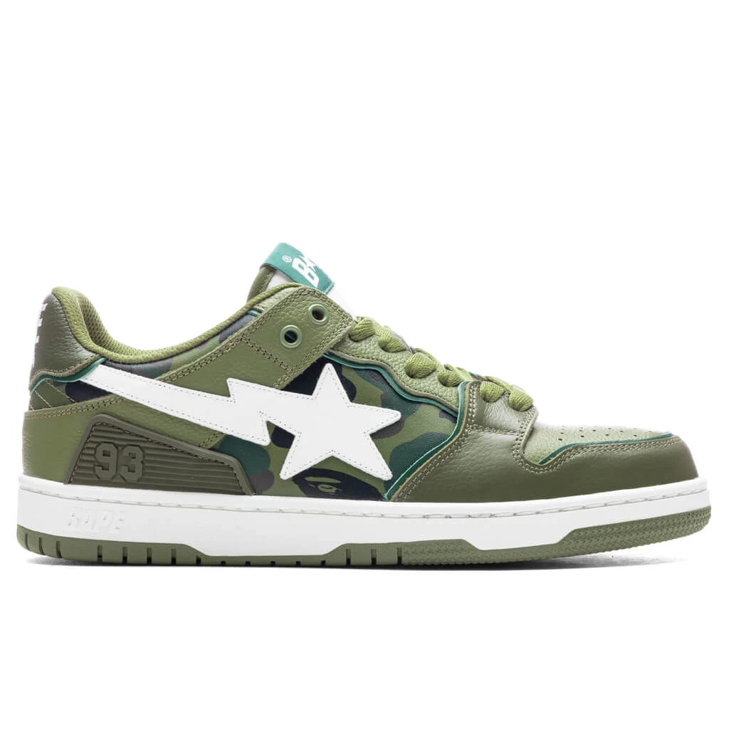 Bape Sk8 Sta #4 - Olive Drab 3 Bape Sk8 Sta #4 - Olive Drab