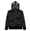 Bape Speed Racer Shark Full Zip Hoodie - Black -Feature store A Bathing Ape Bape Speed Racer Shark Full Zip Hoodie Black 001ZPJ301005M 04 15 23 Feature KN