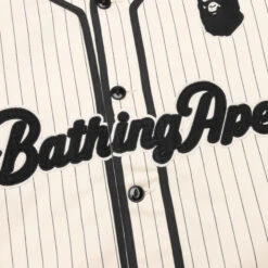 A Bathing Ape Baseball Shirt - Ivory -Feature store A Bathing Ape Baseball Shirt Ivory 001SRK801001M IVY 09 03 24 Feature JP 12