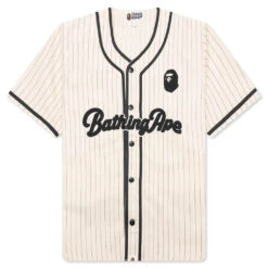 A Bathing Ape Baseball Shirt - Ivory