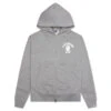 College Relaxed Fit Full Zip Hoodie - Gray -Feature store A Bathing Ape College Relaxed Fit Full Zip Hoodie Gray 001ZPJ301018M 04 15 23 Feature KN