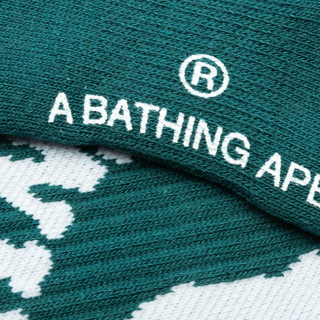 College Socks - Green 4 College Socks - Green - Image 2