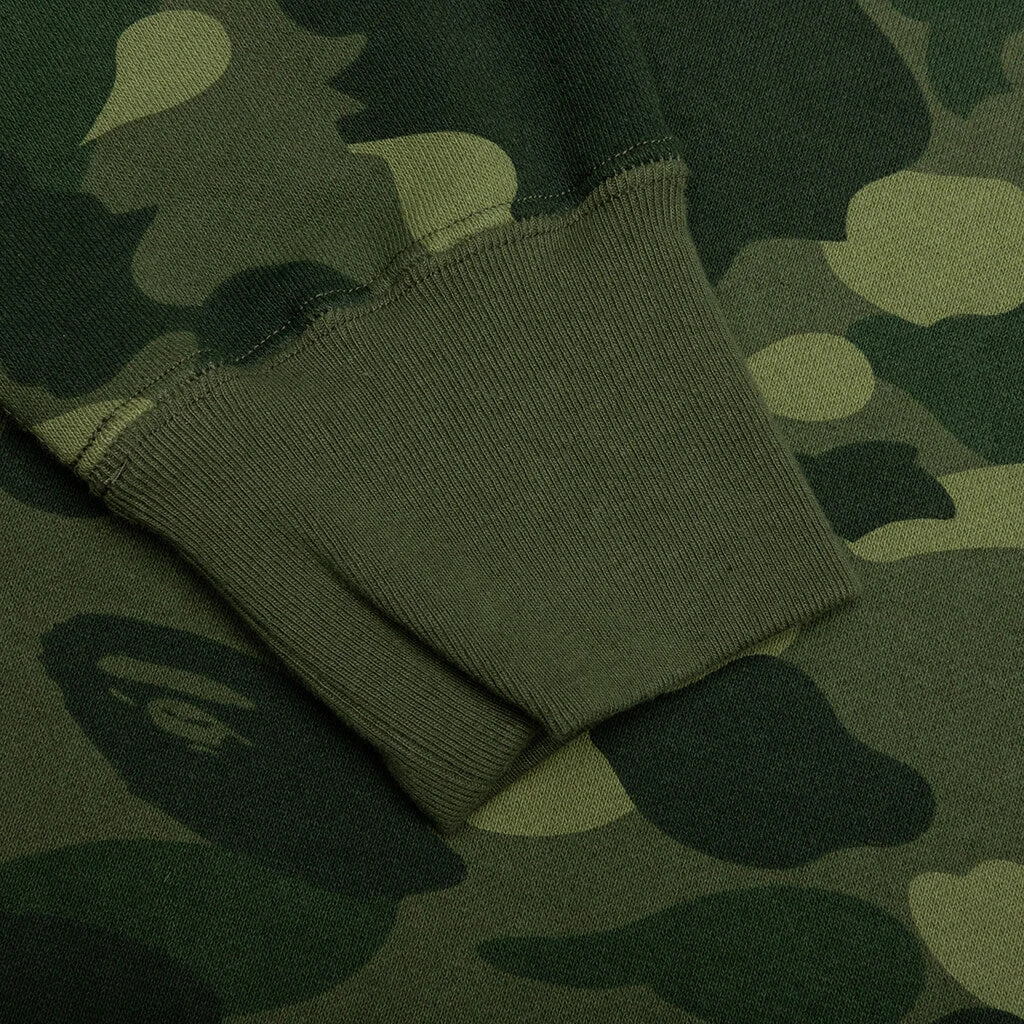 Color Camo Crystal Stone Relaxed Fit Crewneck - Green 7 Color Camo Crystal Stone Relaxed Fit Crewneck - Green - Image 5