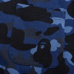 Color Camo Cutting Sweat Shorts - Navy 13 Color Camo Cutting Sweat Shorts - Navy -Feature store A Bathing Ape Color Camo Cutting Sweat Shorts Navy 001SPJ301012M NVY 06 30 23 Feature JP 9