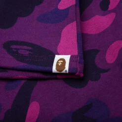 Color Camo Cutting Sweat Shorts - Purple -Feature store A Bathing Ape Color Camo Cutting Sweat Shorts Purple 001SPJ301012M PUR 06 30 23 Feature JP 6