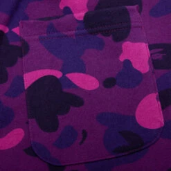 Color Camo Cutting Sweat Shorts - Purple -Feature store A Bathing Ape Color Camo Cutting Sweat Shorts Purple 001SPJ301012M PUR 06 30 23 Feature JP 7