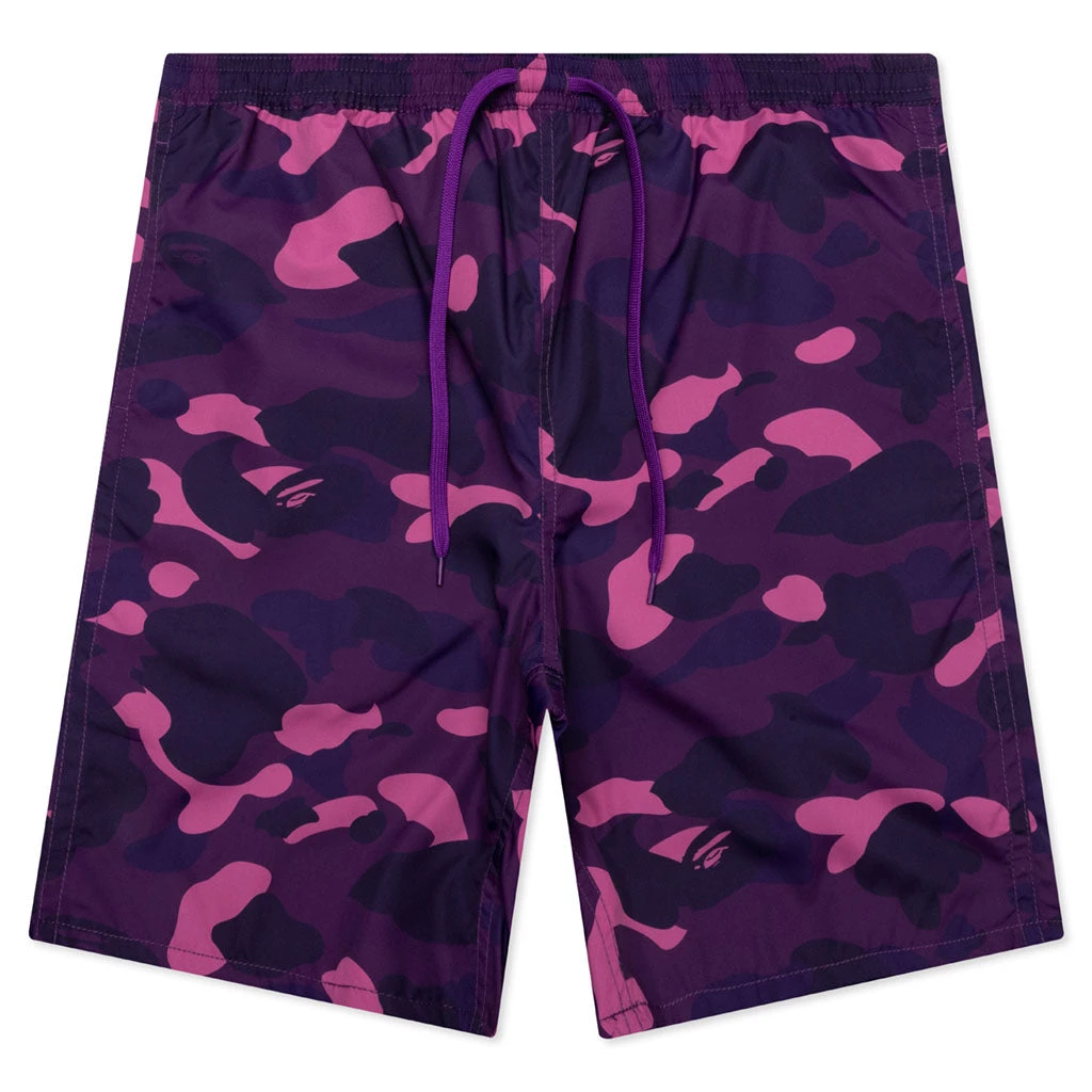 Color Camo Shark Reversible Shorts - Purple 3 Color Camo Shark Reversible Shorts - Purple
