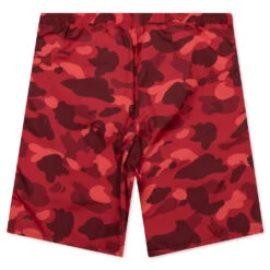 Color Camo Shark Reversible Shorts - Red -Feature store A Bathing Ape Color Camo Shark Reversible Shorts Red 001SPJ301017M RED 07 04 23 Feature KN 5