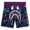 Crazy Camo Shark Sweat Shorts - Navy -Feature store A Bathing Ape Crazy Camo Shark Sweat Shorts Navy 001SPI201003M NVY 01 03 23 Feature VR