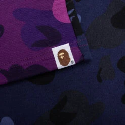 Crazy Camo Shark Sweat Shorts - Purple 10 Crazy Camo Shark Sweat Shorts - Purple -Feature store A Bathing Ape Crazy Camo Shark Sweat Shorts Purple 001SPI201003M PUR 01 03 23 Feature VR 8