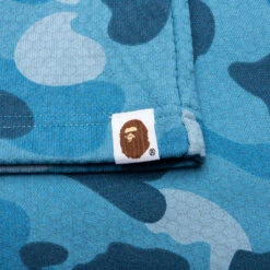 Honeycomb Camo Shark Sweat Shorts - Blue -Feature store A Bathing Ape Honeycomb Camo Shark Sweat Shorts Blue 001SPJ301009M BLU 06 30 23 Feature JP 8