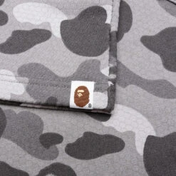 Honeycomb Camo Shark Sweat Shorts - Grey -Feature store A Bathing Ape Honeycomb Camo Shark Sweat Shorts Gray 001SPJ301009M GRA 06 30 23 Feature JP 8