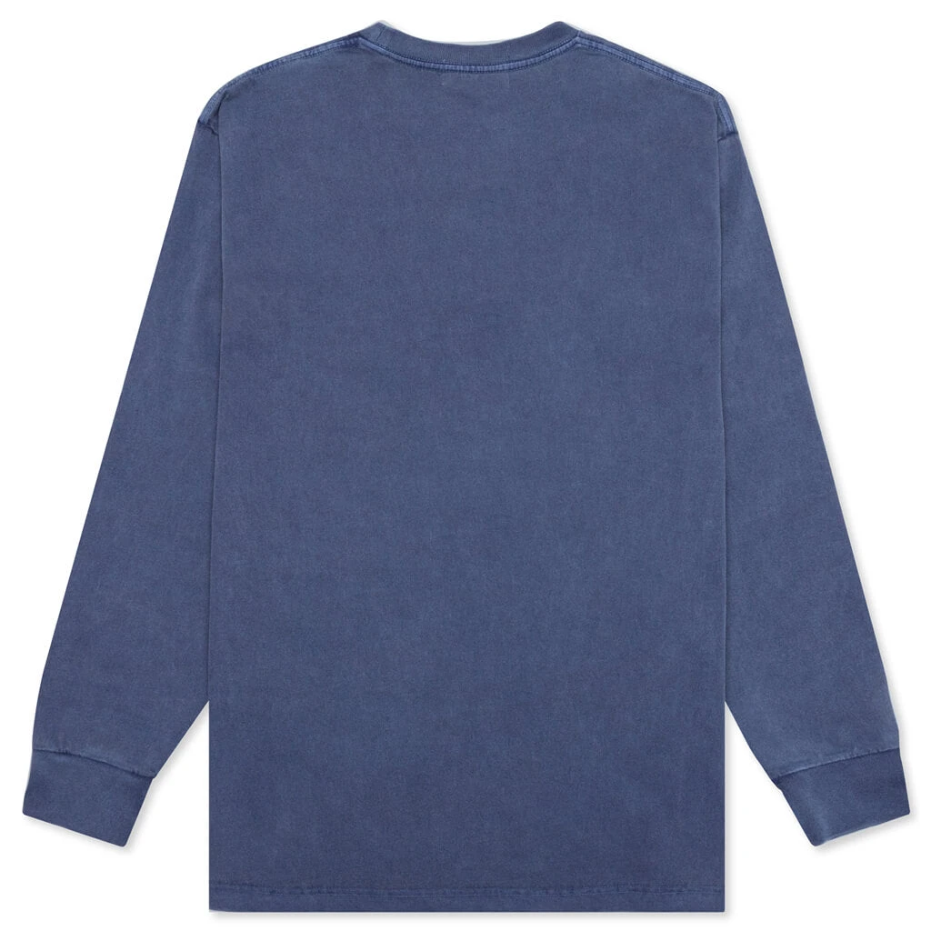 Overdye College L/S Tee - Navy 4 Overdye College L/S Tee - Navy - Image 2