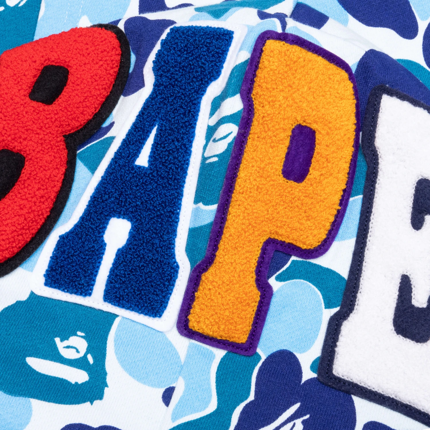 ABC Camo 2nd APE Pullover Hoodie - Blue 8 ABC Camo 2nd APE Pullover Hoodie - Blue - Image 6